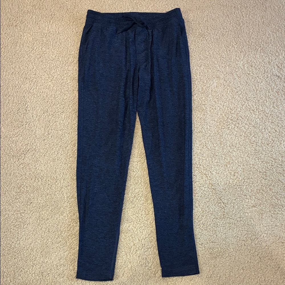 Outdoor Voices Men's Cloudknit Slim Navy Sweatpants Joggers - Picture 6 of 9